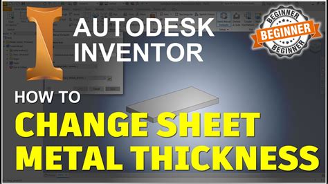 how to bend sheet metal in inventor|inventor change sheet metal thickness.